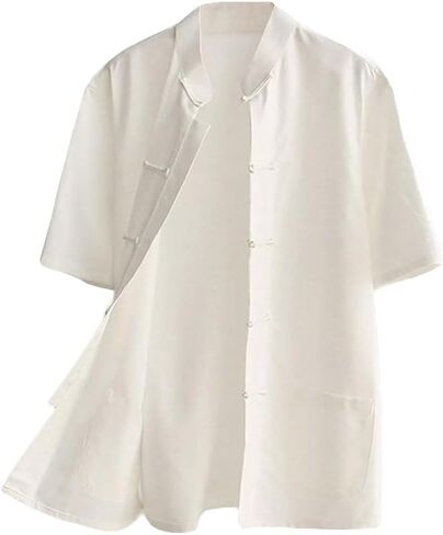 ZooBoo Tai Chi Clothing Wing Chun Kung Fu Clothes Short Sleeves Tang Shirt in Saudi Arabia