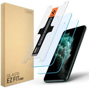 Spigen Tempered Glass Screen Protector Refills [GlasTR EZ FIT Refills] designed for iPhone 11 Pro/iPhone XS/iPhone X- 2 Pack