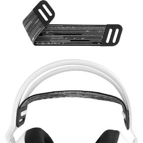 Geekria Mesh Fabric Headband Pad Compatible with Logitech G733, G335, G535 Headphones Replacement Band, Headset Head Top Cushion Cover Repair Part (Grey)