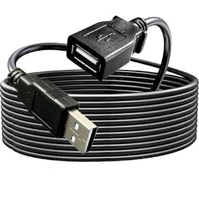 Long USB 2.0 Extension Cable 40FT,Long USB2.0 A Male to Female,USB A Cable Extension Cord,USB 2.0 A Data Transfer Extender USB Cable， USB2.0 A Connector for USB Flash Drive/Hard Drive