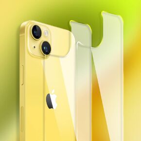 for iPhone 14 Plus Back Glass Protector [2-Pack], iPhone 14 Plus Back Screen Protector Rear Tempered Glass HD Clarity Compatible with iPhone 14 Plus (6.7 inch)