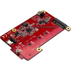 StarTech.com Raspberry Pi Board - USB 2.0 480Mbps - USB to M.2 SATA Converter - USB to SATA Raspberry Pi SSD (PIB2M21)