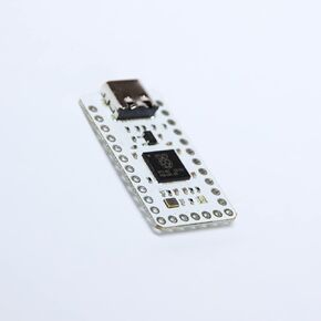 BIT-C PRO RP2040 MCU مع RGB LED، ومحمل تشغيل USB-C وUF2 (أبيض)