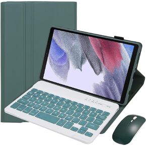 Keyboard Case for Samsung Galaxy Tab A7 Lite 8.7" 2021 (SM-T220/T227U) with S Pen Holder, Wireless Keyboard Detachable, Bluetooth Mouse,Black
