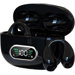Open Ear Headphones Bone Conducting Induction Earphones Wireless Ear Clip Bone Conduction Earbuds Wireless Ear Clips Ear Buds Ear Clip Bone Conduction Headphones Bluetooth Earbuds Headset