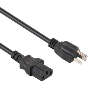 Strhowill(2Pack) 1.2m/3.9ft Computer Power Cord,NEMA 5-15P to C13 Cable,10A 125V,PC Power Cable/Monitor Power Cord