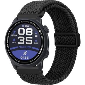 Braided Band Compatible with Coros Pace 2 / Coros Apex 42mm / Apex 2 Watch Band, 20mm Quick Release Soft Stretchy Braided Replacement Strap for Coros Pace 2 Smart Watch Women Men