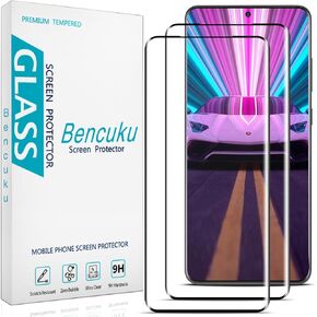 (عبوتان) واقي شاشة لهاتف سامسونج جالاكسي S20 بلس من الزجاج المقسى، تغطية شاشة كاملة منحنية ثلاثية الأبعاد، مقاوم للخدش، عالي الوضوح in Kuwait