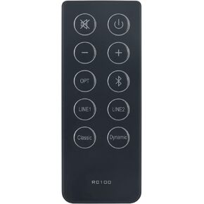 AULCMEET RC10D RC100 Replace Remote Control Compatible with Edifier RC10D R2000DB R1280DB Soundbar Speaker Bookshelf Speakers