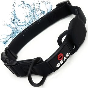 Waterproof Dog Collar with Apple AirTag Holder – Adjustable, Durable, Ideal for Small to Large Dogs