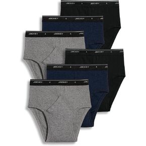 Jockey Men's Underwear Classic Low Rise Brief - 6 Pack