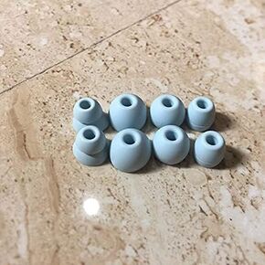 Replacement Silicone Earbuds Ear Tips Eargels Buds Set Compatible with Beats by Dr. Dre Powerbeats Pro Wireless in-Ear Earphones (4 Pairs/Ivory)