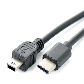 ienza USB C to Mini B Charge/Update Cable for Garmin Drive 52 53, DriveSmart 65, eTrex 10 22x, dezl OTR500, nuvi 40LM 57LM 67LM 2689LMT 2757LM 2589LMT, zumo 396 LMT-S for MacBook, PC, Laptop