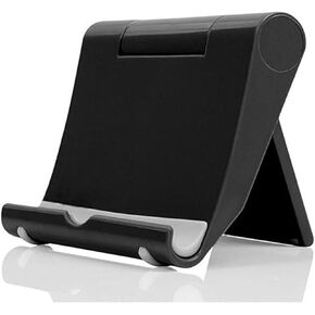 Cell Phone Stand for Desk, Foldable and Adjustable Multi-Angle Holder Dock, Universal Compatibility for Most Phone and Tablet, Portable and Sturdy Design for Office and Home (Pink)