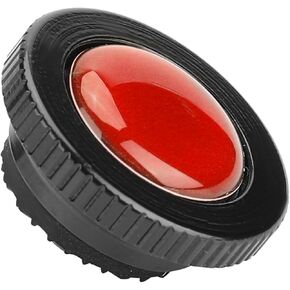 Mini Aluminium Alloy Round Quick Release Plate, Plate Ultralight for Compact Action Tripod with Standard 1/4inch Screwfor Easy Carry Convenient Screw Versatile Compatible 0.87inch (Red)