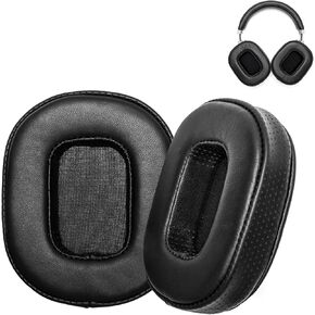 Genuine Lambskin Real Leather Ear Pads Foam Cushion Compatible with Oppo PM1 PM2 Headphone Sheepskin