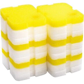 استبدال الإسفنج الحيوي ووسادة الخيط المتوافقة مع LTWHOME لفلتر علبة حوض السمك Cascade 500 GPH (عبوة من 18 قطعة) in Kuwait