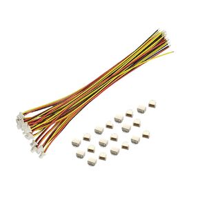 20 Pairs Mini Micro JST SH 1.0mm 2Pin Cable Connector, JST 1.0mm Pitch Male Female Connector Plug with 10cm 28AWG Wires Cables