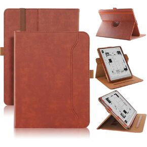 Standing Premium PU Leather Case for Onyx Boox Go 10.3 Tablet (2024 Released), Lightweight Book Folio Cover with Auto Sleep/Wake (Black) in Kuwait