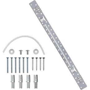 W11025649 AP6245752 Microwave Mounting Plate Kit Replacement for Whirlpool Kitchen-Aid Amana Maytag Microwave Mounting Bracket with Hardware Screws Bolts Replaces 4545957 PS12074431 W10440498