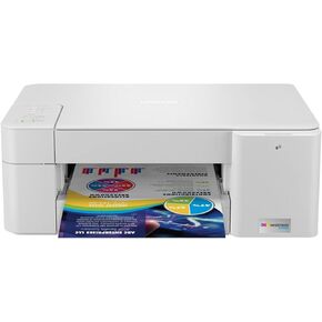 Brother MFC-J1205W INKvestment Tank Wireless Multi-Function Color Inkjet Printer with Up to 1-Year in Box (Renewed Premium), White