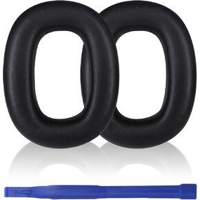 Replacement Earpads,Ear Cushion for Bowers & Wilkins PX8/PX7 s2 Heasdphones Earmuffs with Protein Leather,Memory foam(Black)