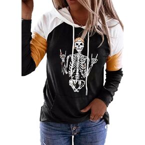 Get A Man That Will Chase After You Kangaroo Pocket Hoodie Women Halloween Horror Movies Novelty Graphic Long Sleeve in Kuwait