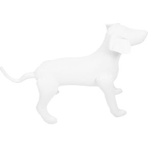 Mobestech Pet Clothing Model Dog Models Dog Mannequin Dog Clothes Display Stand Inflatable Dog Model Dog Clothing Rack Counter Display Stand for Dog Clothing Animal PVC Decorations White