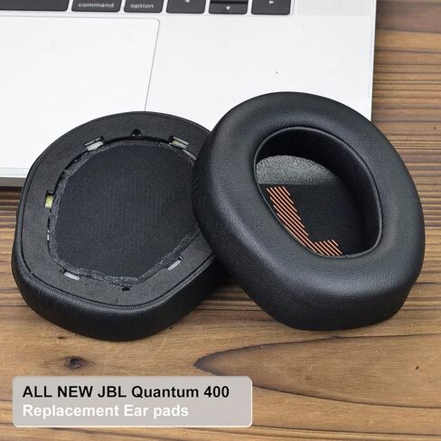 وسائد الأذن Q400 - وسائد غطاء وسائد الأذن البديلة المتوافقة مع سماعات JBL Quantum 400، Q400 السلكية فوق الأذن للألعاب، رغوة عالية الكثافة لإلغاء الضوضاء in Kuwait