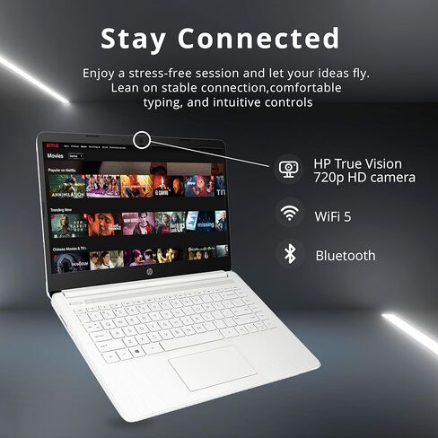 HP Laptop for Students and Business, 17.3" HD+ Touchscreen, Intel Pentium Silver N5030, 16GB RAM, 512GB SSD, Intel UHD Graphics 605, Wi-Fi, Windows 11 S, with Microsoft Office Lifetime License in Saudi Arabia