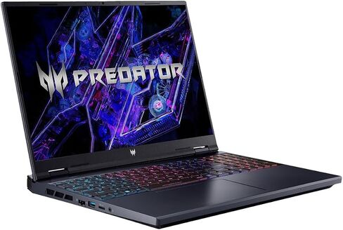 acer Predator Helios Neo 16 Gaming Laptop, 16" WUXGA 165Hz IPS Display, Core i9-14900HX, GeForce RTX 4060, 16GB DDR5, 1TB PCle 4.0, WiFi 6E, TB 4, 4-Zone RGB KB, RJ45, SPS HDMI Cable, Win 11 Pro in Saudi Arabia