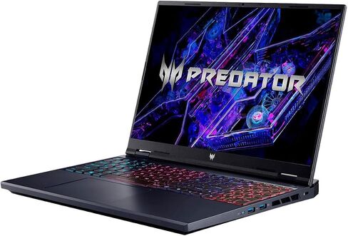 acer Predator Helios Neo 16 Gaming Laptop, 16" WUXGA 165Hz IPS Display, Core i9-14900HX, GeForce RTX 4060, 16GB DDR5, 1TB PCle 4.0, WiFi 6E, TB 4, 4-Zone RGB KB, RJ45, SPS HDMI Cable, Win 11 Pro in Saudi Arabia