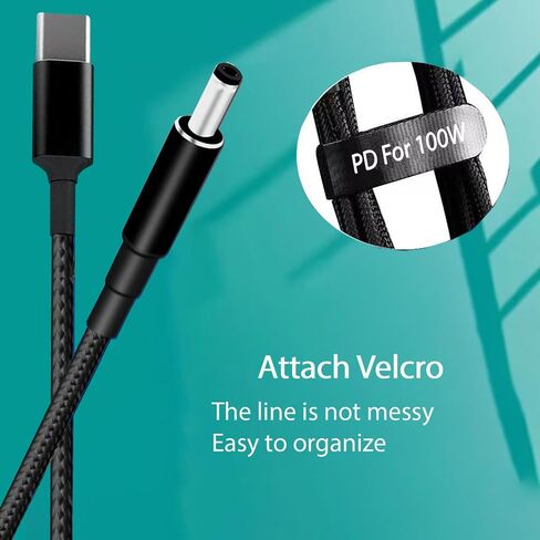 سلك طاقة USB C إلى DC 20 فولت لـ Starlink mini، مدخل USB C بطول 6 أقدام إلى DC 5.5 مم × 2.1 مم (5521) كابل طاقة الإخراج، سلك USB C إلى مقبس برميل يعمل مع بنك طاقة PD 100 وات وشاحن PD لـ Starlink Mini in Saudi Arabia