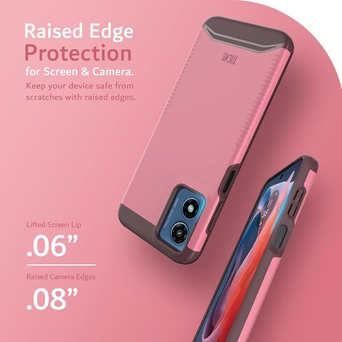 TUDIA MERGE [Military Grade] Designed for Motorola Moto G 5G (2024) Case - [DROP TESTED] Dual Layer Shockproof Slim Tough Heavy Duty Protective Phone Cases Cover - Hunter Green in Saudi Arabia