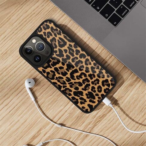 Compatible with iPhone 14 Pro Max Case,Leopard So Cool Case for Woman Men Full Body Protective Cover Shockproof Slim Dopamine Designed for iPhone 14 Pro Max Case 6.7 in -Black in Saudi Arabia