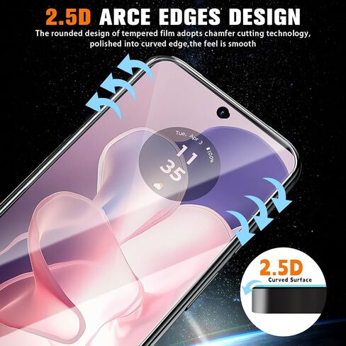[2+2 Pack] for Motorola Moto G Power 5G 2024 Screen Protector+Camera Lens Protector,Anti-Scratch High Definition Bubble-Free in Saudi Arabia