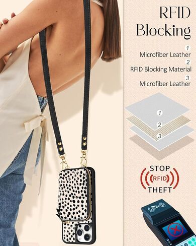 Shorogyt لهاتف iPhone 13 Pro Max Case Wallet Crossbody، RFID Blocking Card Slots Designer Book الفراشة الجلدية حقيبة يد محفظة حافظات الهاتف مع حبل لهاتف iPhone 13 Promax in Kuwait