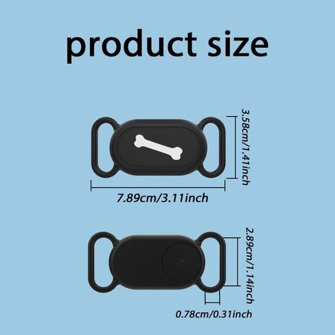 Galaxy SmartTag2 Dog Collar Holder(1 Pack) for Samsung SmartTag2 Dog Collar Anti-Lost Silicone Galaxy SmartTag2 Tracker Holder Case Compatible with Cat/Dog Collars (Pink) in Saudi Arabia
