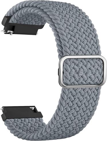 22mm Bands Compatible for Samsung Galaxy Watch 46mm / Samsung Galaxy Watch 3 45mm / Gear S3 Frontier/Classic, Adjustable Elastic Replacement Sport Strap Wristband in Kuwait