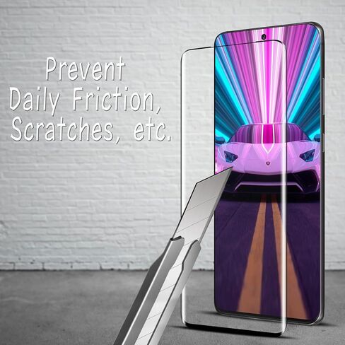 (عبوتان) واقي شاشة لهاتف سامسونج جالاكسي S20 بلس من الزجاج المقسى، تغطية شاشة كاملة منحنية ثلاثية الأبعاد، مقاوم للخدش، عالي الوضوح in Kuwait