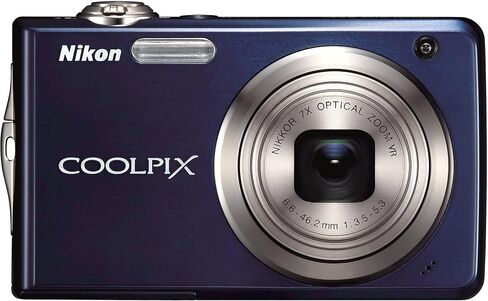 Nikon Coolpix S630 12MP Digital Camera with 7x Optical Vibration Reduction (VR) Zoom and 2.7 inch LCD (Midnight Blue) (Renewed) in Saudi Arabia
