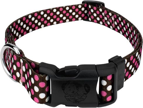 Country Brook Petz - Deluxe Mermaid Mosaic Dog Collar - Made in The U.S.A. - Abstract Collection Featuring Geometric Designs (1 Inch, Medium) in Saudi Arabia