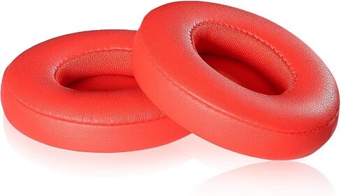 Replacement Earpads Memory Foam Ear Cushion Cover Fit for Beats Solo 2.0 / 3.0 Wireless On Ear Headphones (Red) in Kuwait