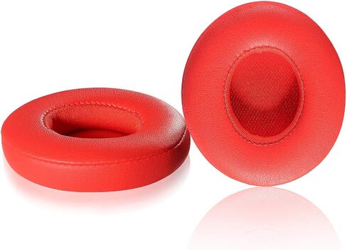 Replacement Earpads Memory Foam Ear Cushion Cover Fit for Beats Solo 2.0 / 3.0 Wireless On Ear Headphones (Red) in Kuwait