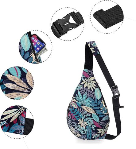 XEYOU Unisex Sling Bag Multipurpose Crossbody Shoulder Bag Travel Chest Pack for Men Women Lightweight Casual Daypacks in Saudi Arabia