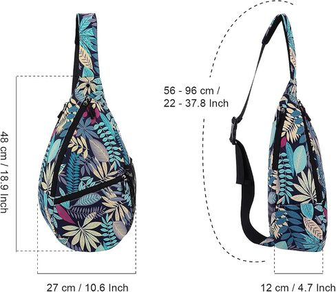 XEYOU Unisex Sling Bag Multipurpose Crossbody Shoulder Bag Travel Chest Pack for Men Women Lightweight Casual Daypacks in Saudi Arabia