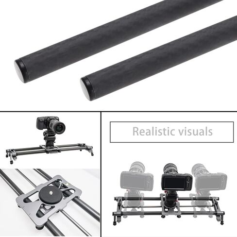 The Lord of the Tools 2Pcs Camera Carbon Fiber Extension Pole Compatible with SmallRig Compatible with Tilta Carbon Fiber Rod Camera Accessories 30cm L 15mm D for 15mm Pole in Saudi Arabia