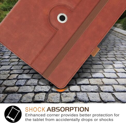 Standing Premium PU Leather Case for Onyx Boox Go 10.3 Tablet (2024 Released), Lightweight Book Folio Cover with Auto Sleep/Wake (Black) in Kuwait