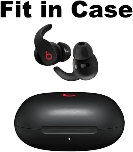 12 قطعة من سماعات الأذن البديلة من زوتيك، متوافقة مع بيتس فيت برو، الصغيرة والمتوسطة والكبيرة والشفة المزدوجة (أسود) in Kuwait