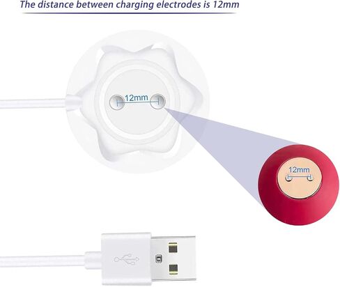 Replacement Rose Charger Magnetic Charger USB Cable for Rose Dock Station Only-12mm in Saudi Arabia